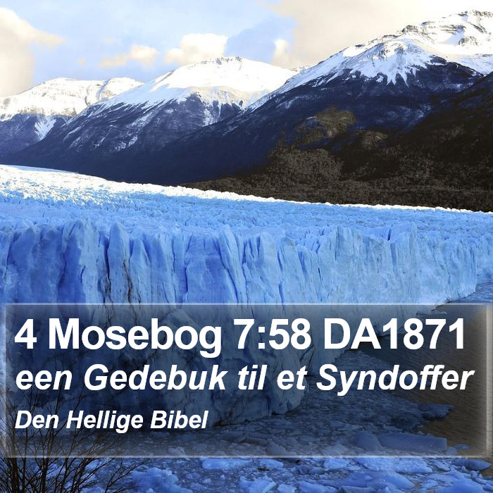 4 Mosebog 7:58 DA1871 Bible Study