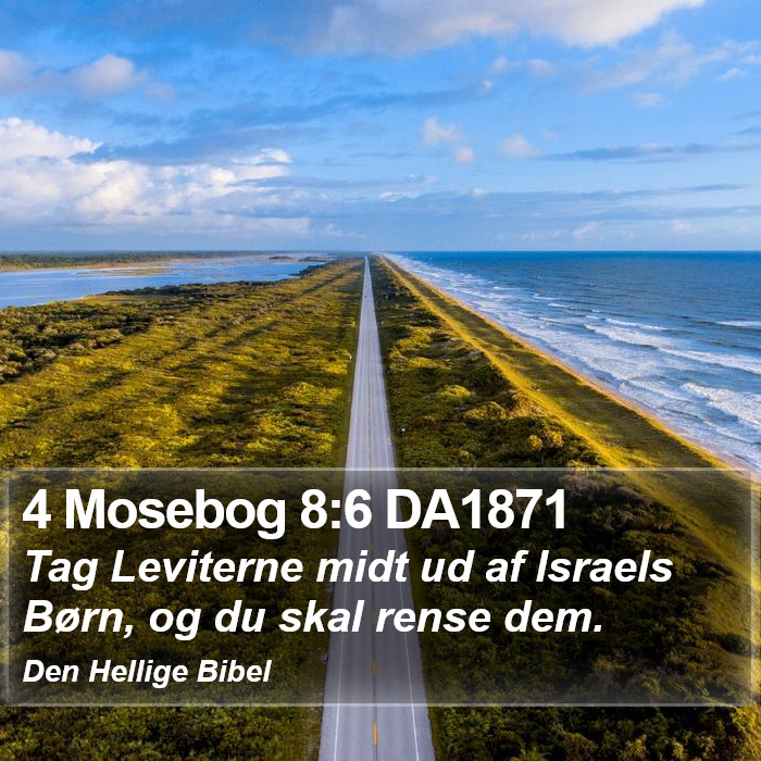 4 Mosebog 8:6 DA1871 Bible Study