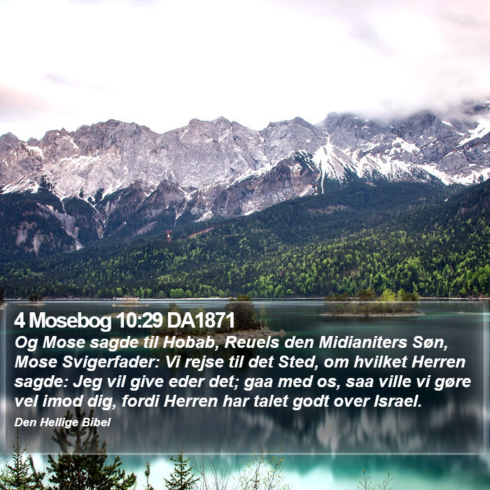 4 Mosebog 10:29 DA1871 Bible Study
