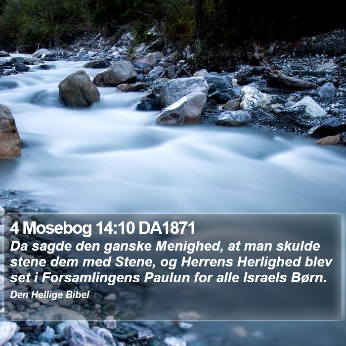 4 Mosebog 14:10 DA1871 Bible Study