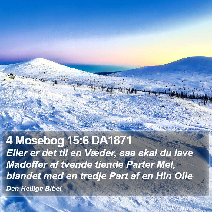 4 Mosebog 15:6 DA1871 Bible Study