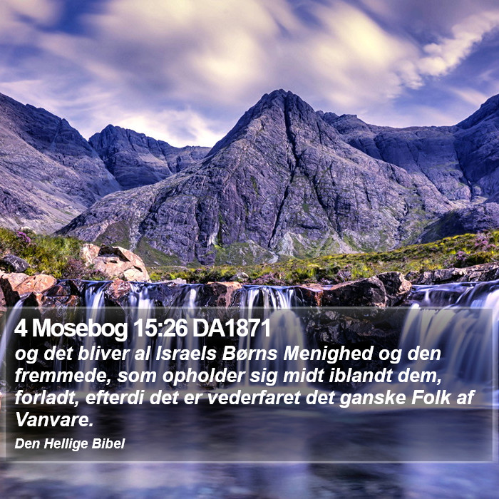 4 Mosebog 15:26 DA1871 Bible Study