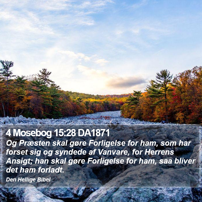 4 Mosebog 15:28 DA1871 Bible Study