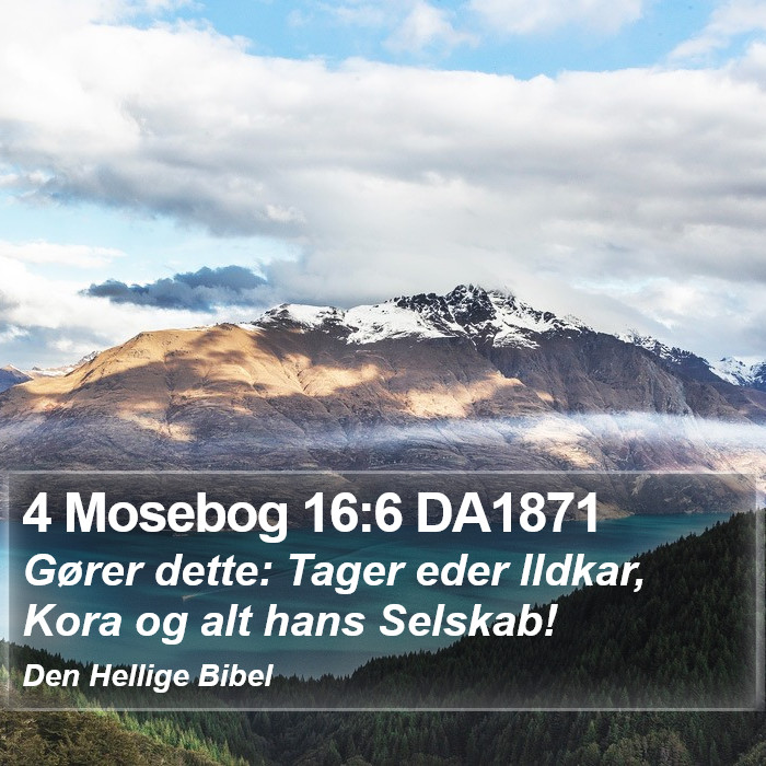 4 Mosebog 16:6 DA1871 Bible Study