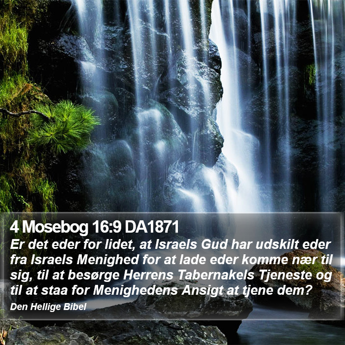 4 Mosebog 16:9 DA1871 Bible Study