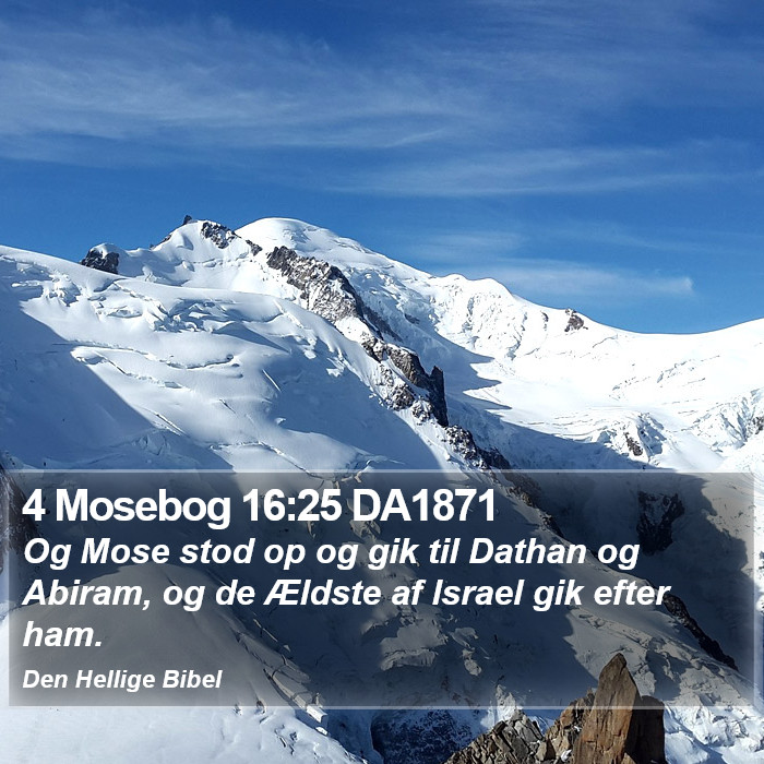 4 Mosebog 16:25 DA1871 Bible Study