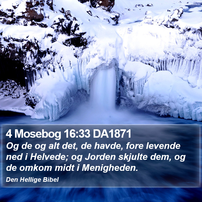 4 Mosebog 16:33 DA1871 Bible Study