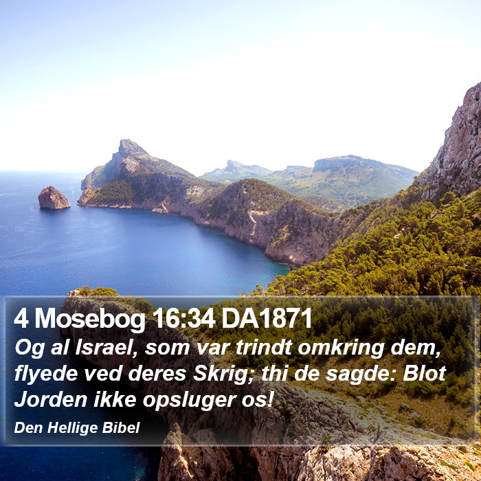 4 Mosebog 16:34 DA1871 Bible Study