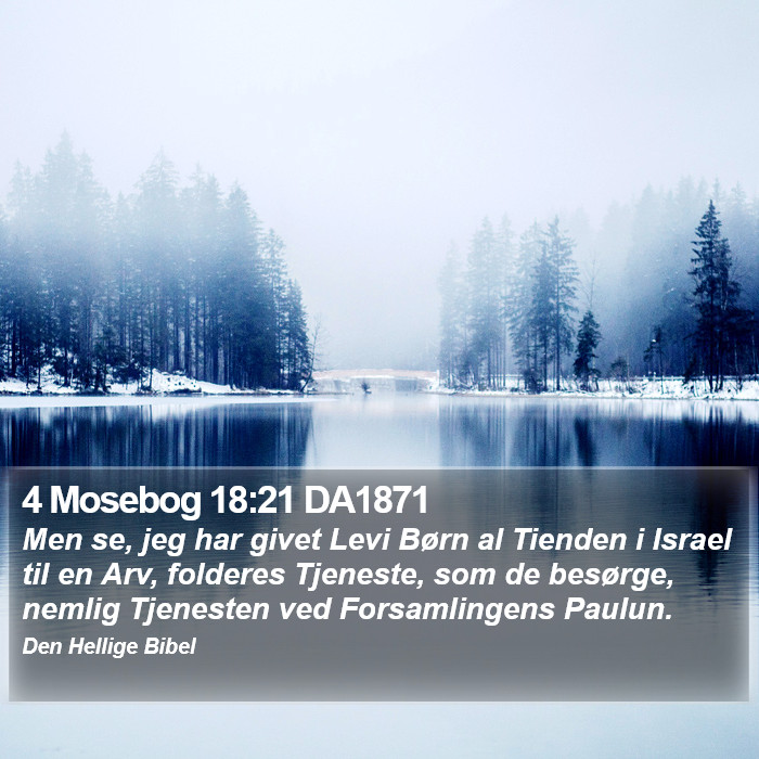 4 Mosebog 18:21 DA1871 Bible Study