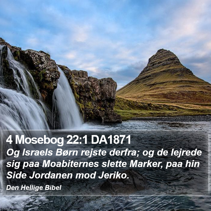 4 Mosebog 22:1 DA1871 Bible Study