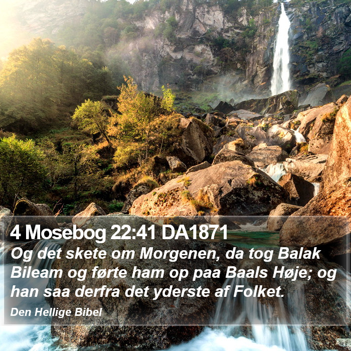 4 Mosebog 22:41 DA1871 Bible Study