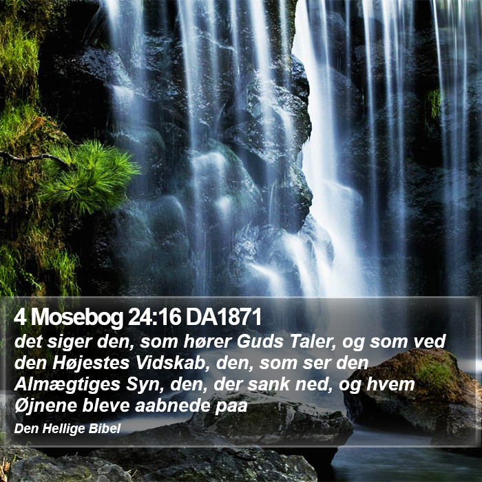 4 Mosebog 24:16 DA1871 Bible Study