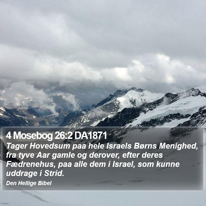 4 Mosebog 26:2 DA1871 Bible Study