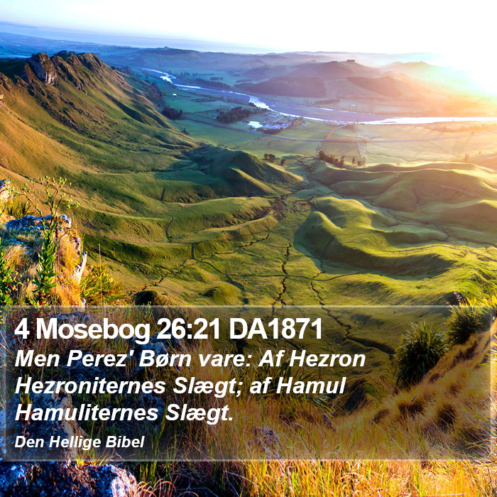 4 Mosebog 26:21 DA1871 Bible Study