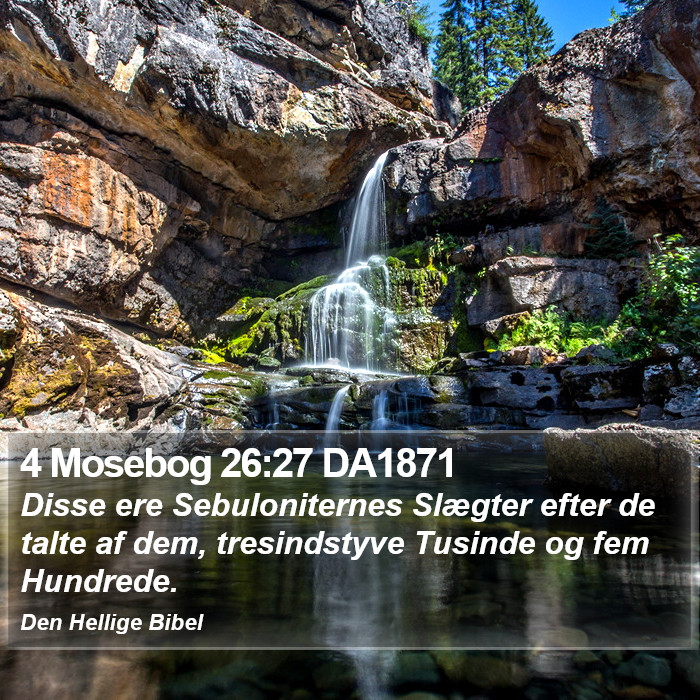 4 Mosebog 26:27 DA1871 Bible Study