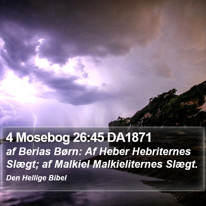 4 Mosebog 26:45 DA1871 Bible Study