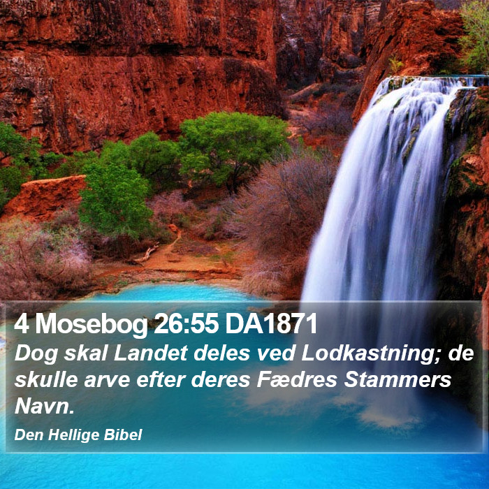 4 Mosebog 26:55 DA1871 Bible Study