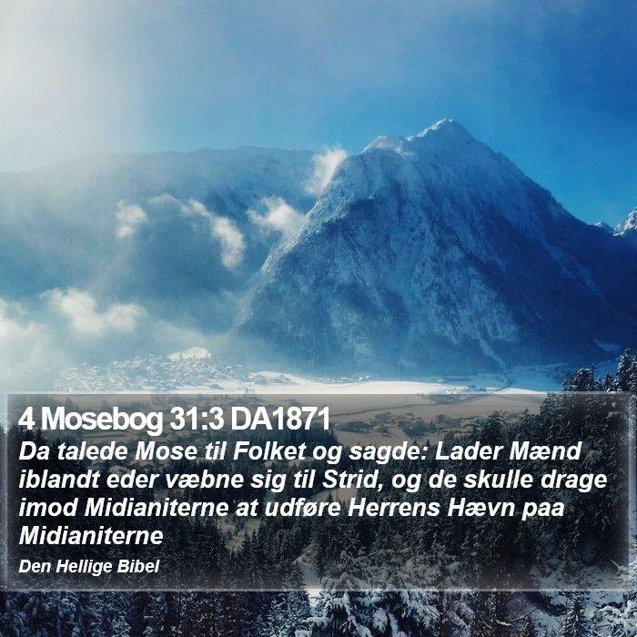 4 Mosebog 31:3 DA1871 Bible Study