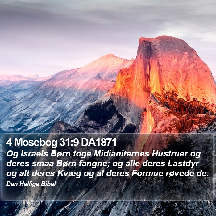 4 Mosebog 31:9 DA1871 Bible Study