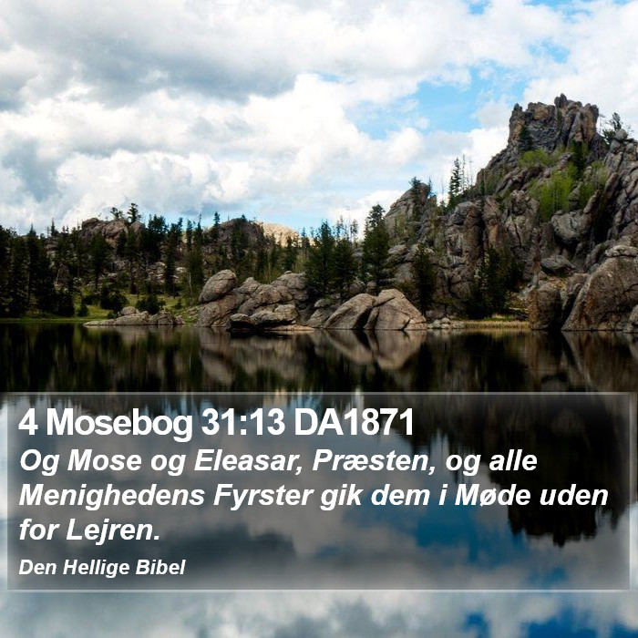 4 Mosebog 31:13 DA1871 Bible Study