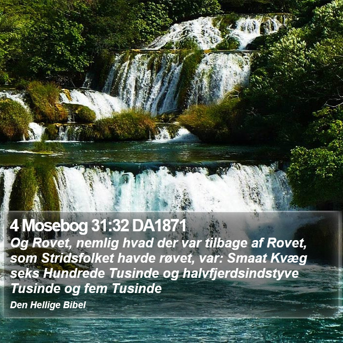 4 Mosebog 31:32 DA1871 Bible Study