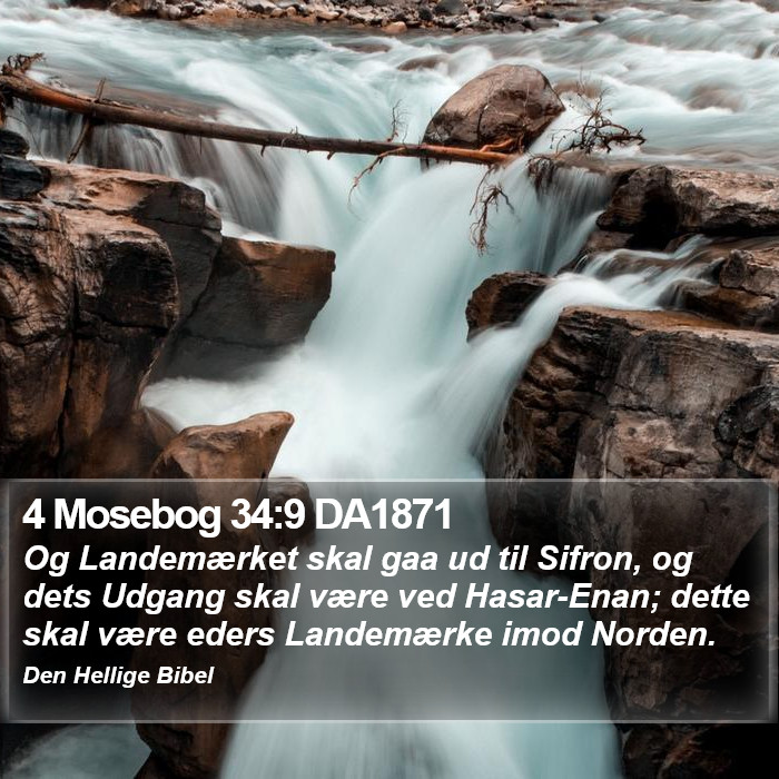 4 Mosebog 34:9 DA1871 Bible Study