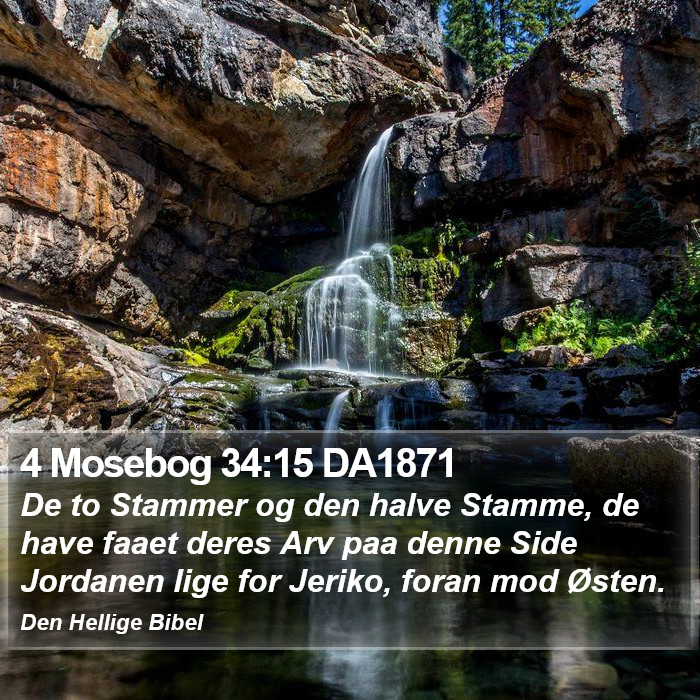 4 Mosebog 34:15 DA1871 Bible Study