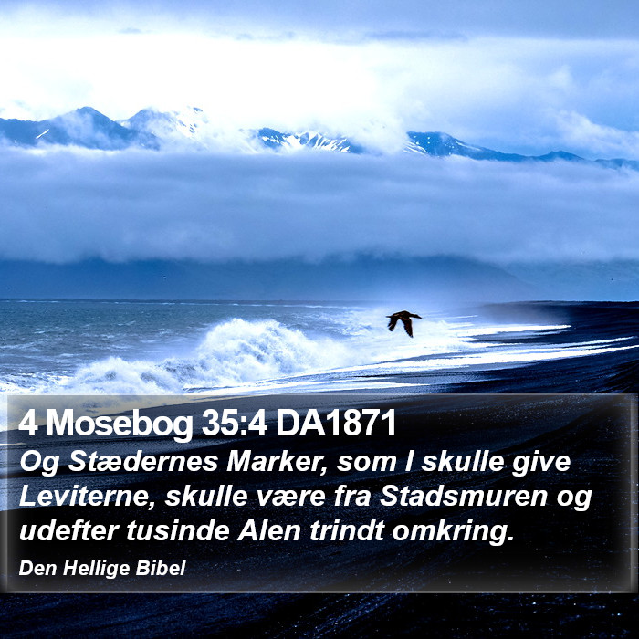 4 Mosebog 35:4 DA1871 Bible Study