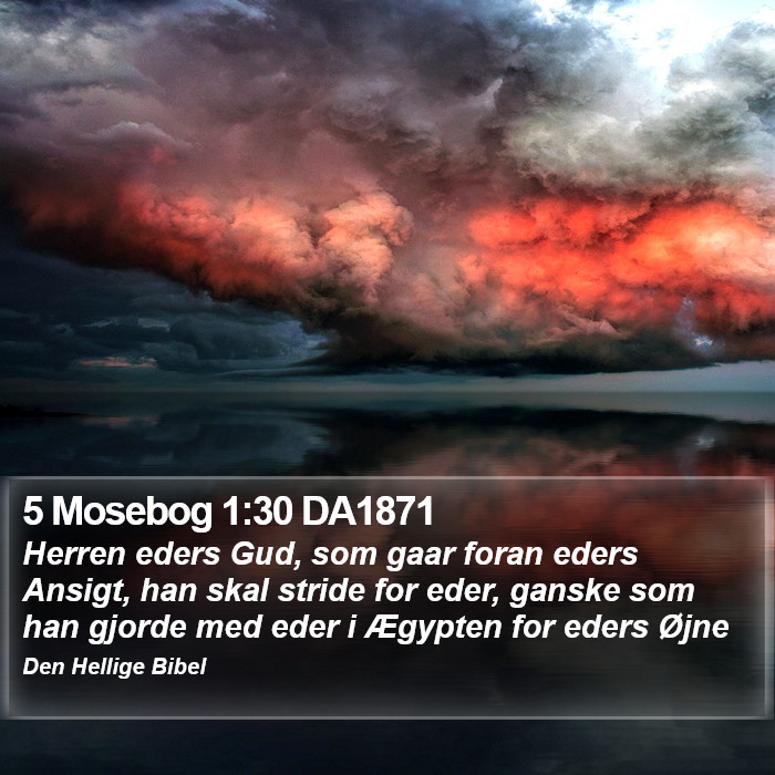 5 Mosebog 1:30 DA1871 Bible Study