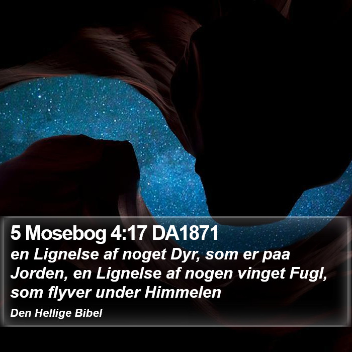 5 Mosebog 4:17 DA1871 Bible Study