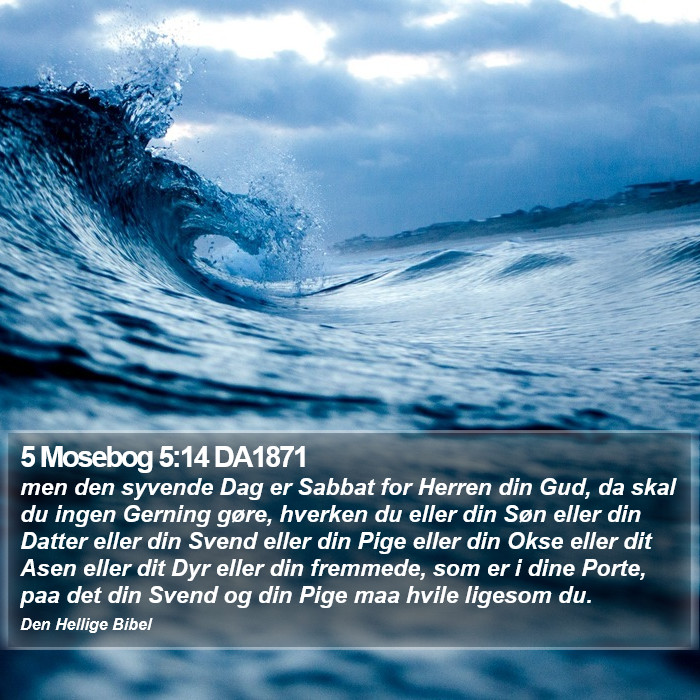5 Mosebog 5:14 DA1871 Bible Study