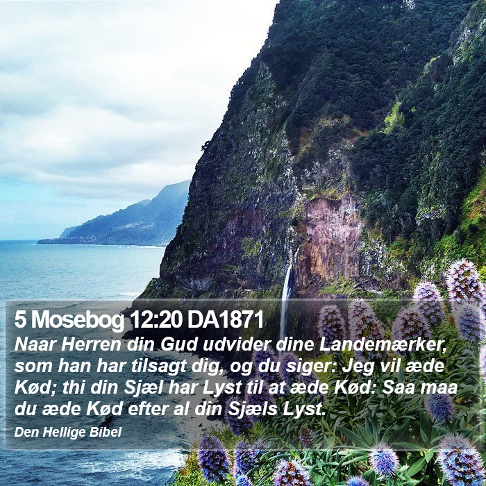 5 Mosebog 12:20 DA1871 Bible Study