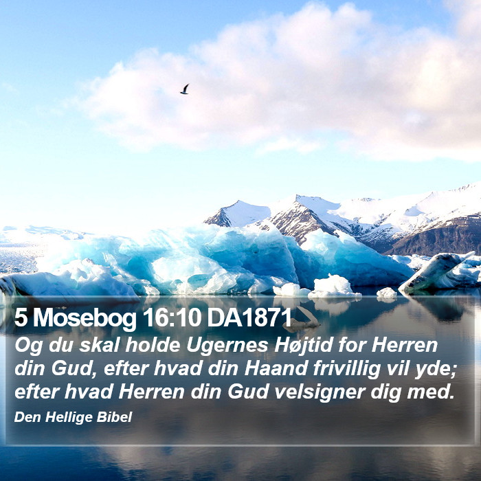 5 Mosebog 16:10 DA1871 Bible Study