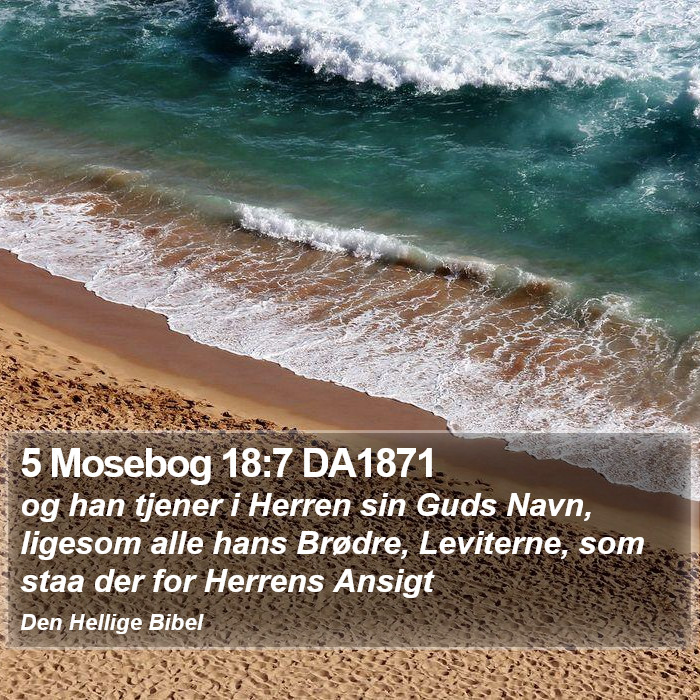 5 Mosebog 18:7 DA1871 Bible Study