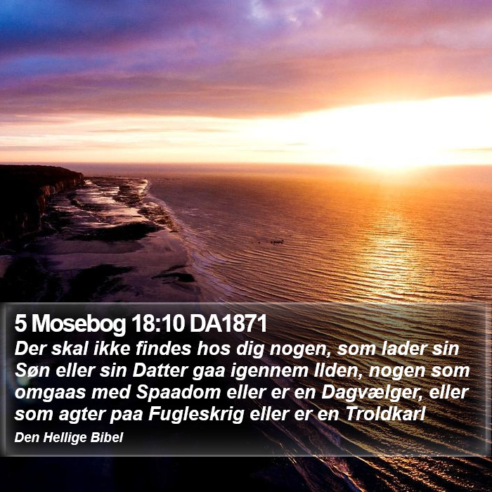 5 Mosebog 18:10 DA1871 Bible Study