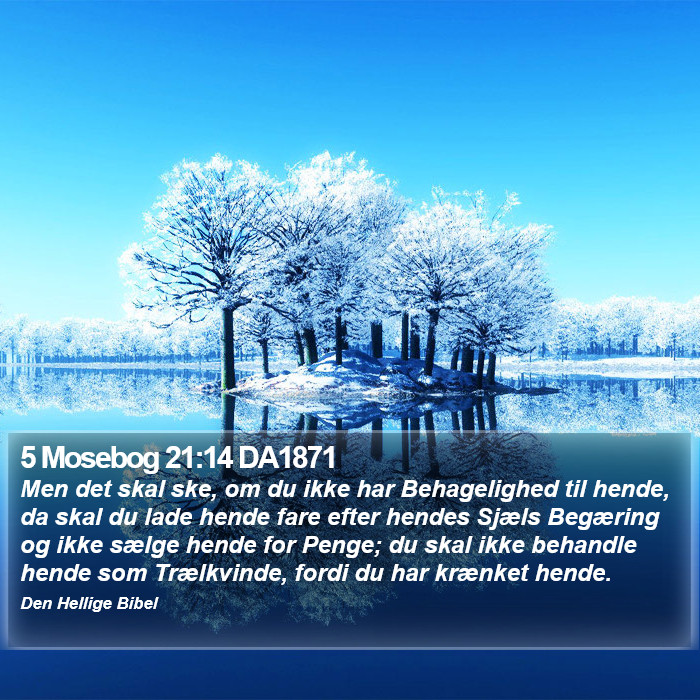 5 Mosebog 21:14 DA1871 Bible Study