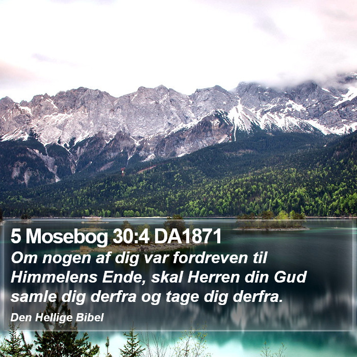 5 Mosebog 30:4 DA1871 Bible Study