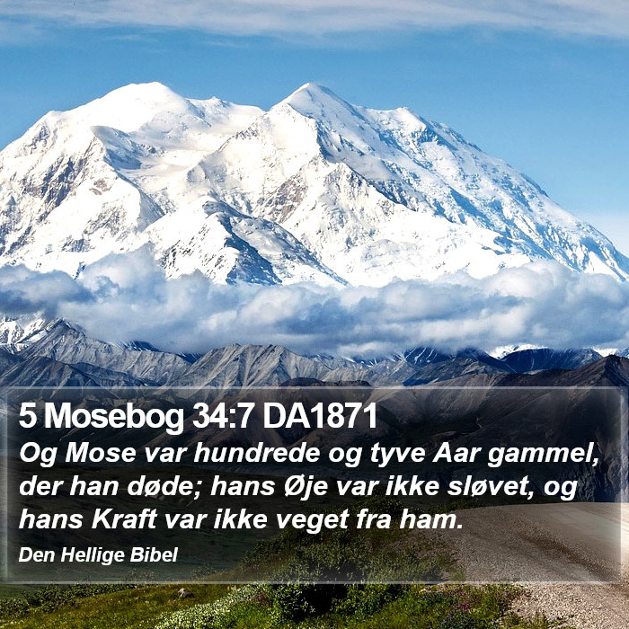 5 Mosebog 34:7 DA1871 Bible Study