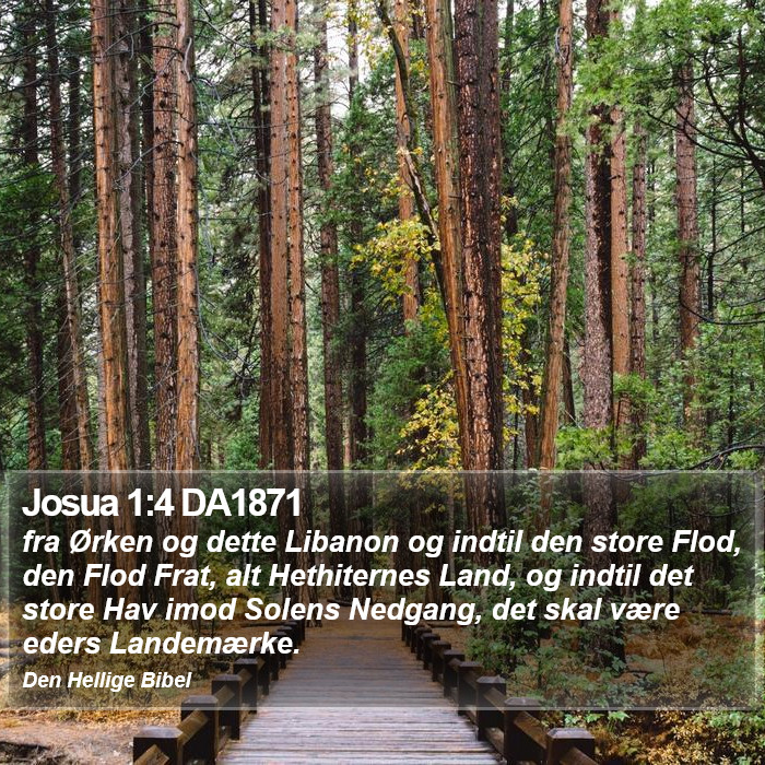 Josua 1:4 DA1871 Bible Study