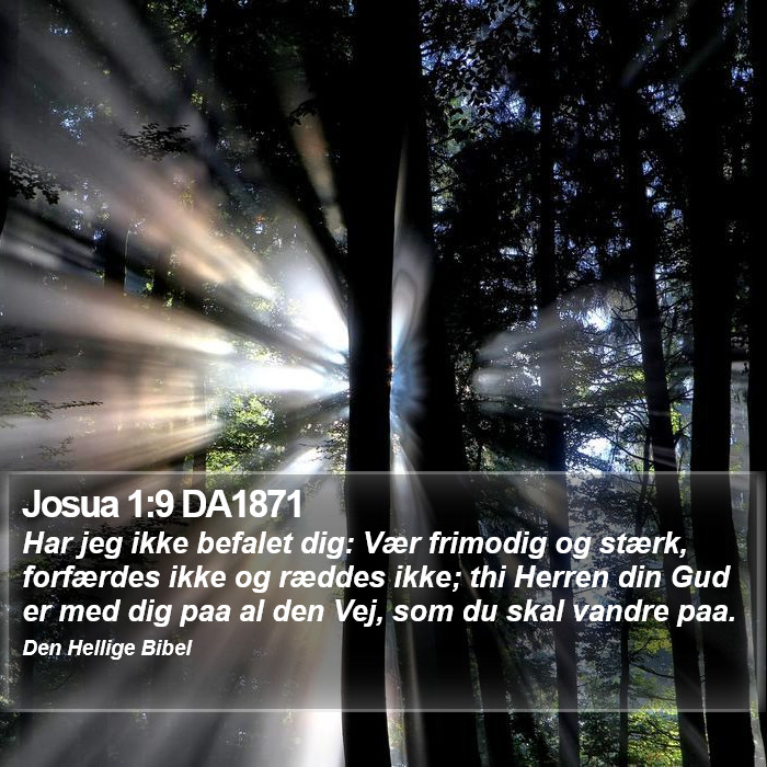 Josua 1:9 DA1871 Bible Study