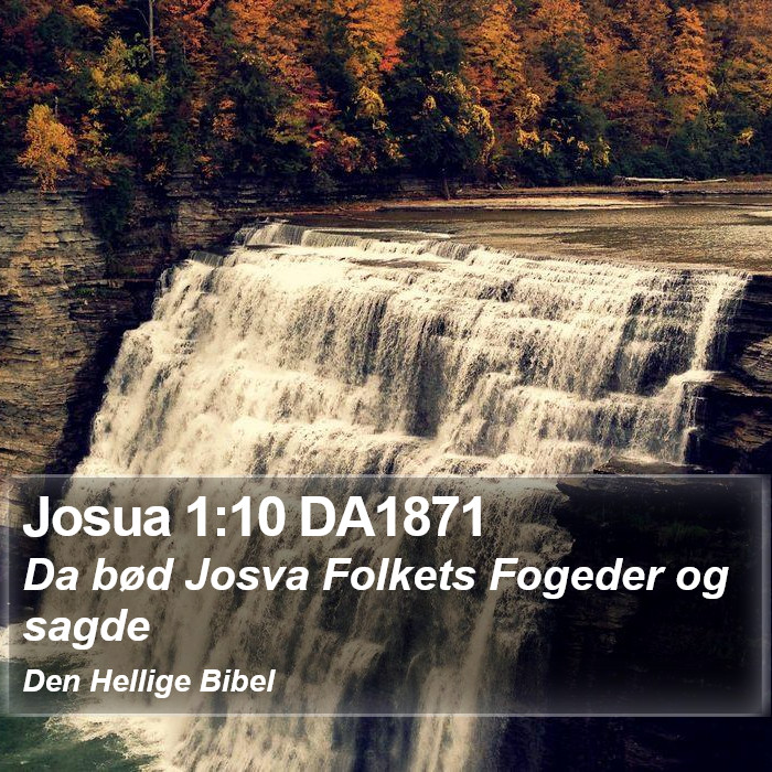 Josua 1:10 DA1871 Bible Study