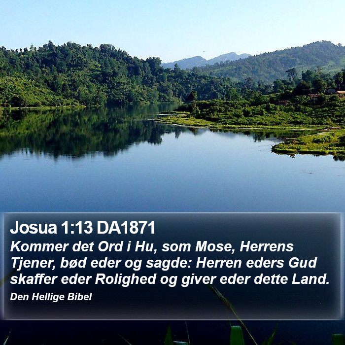 Josua 1:13 DA1871 Bible Study