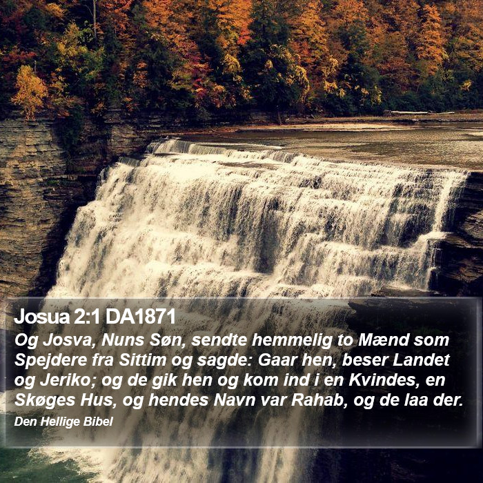Josua 2:1 DA1871 Bible Study