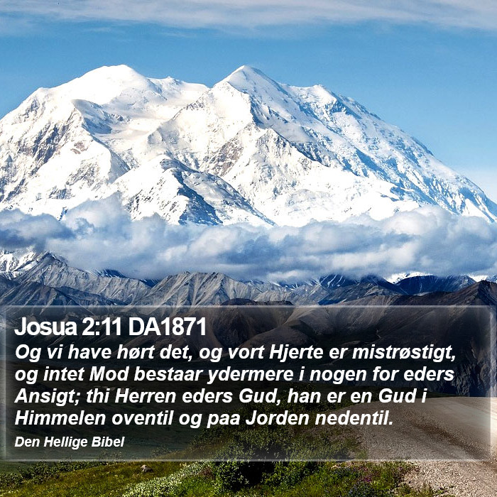 Josua 2:11 DA1871 Bible Study