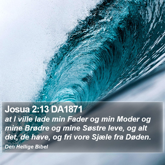 Josua 2:13 DA1871 Bible Study
