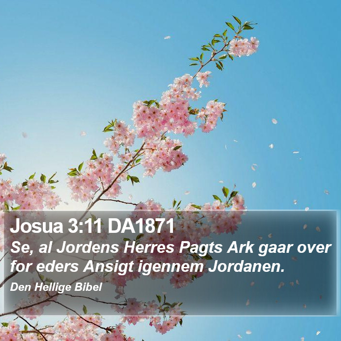 Josua 3:11 DA1871 Bible Study