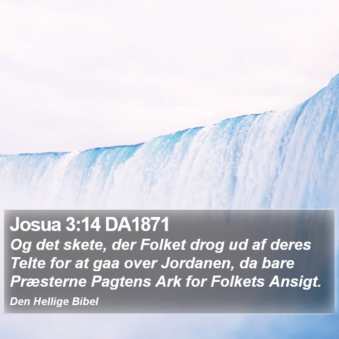 Josua 3:14 DA1871 Bible Study