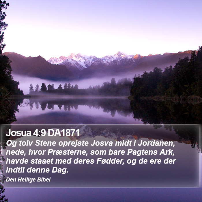 Josua 4:9 DA1871 Bible Study