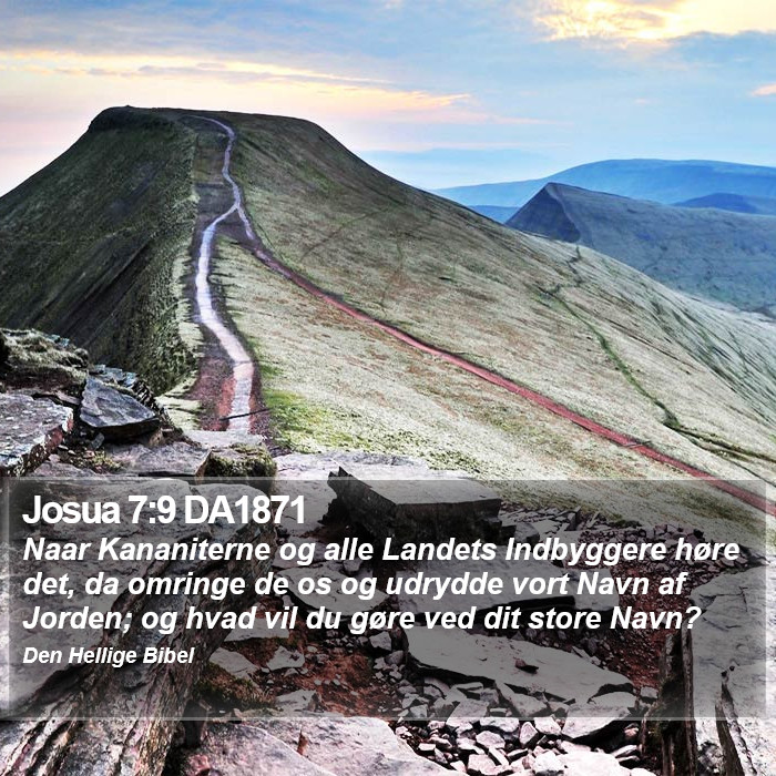 Josua 7:9 DA1871 Bible Study