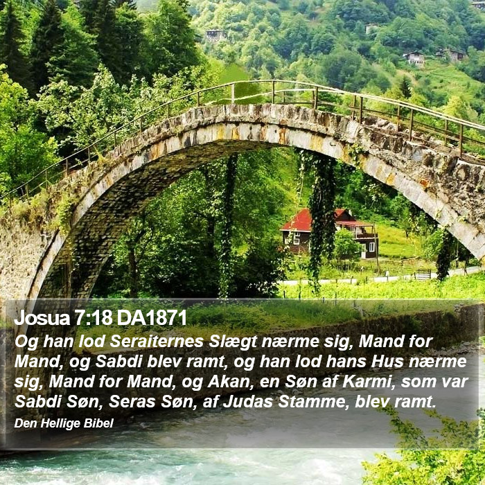 Josua 7:18 DA1871 Bible Study
